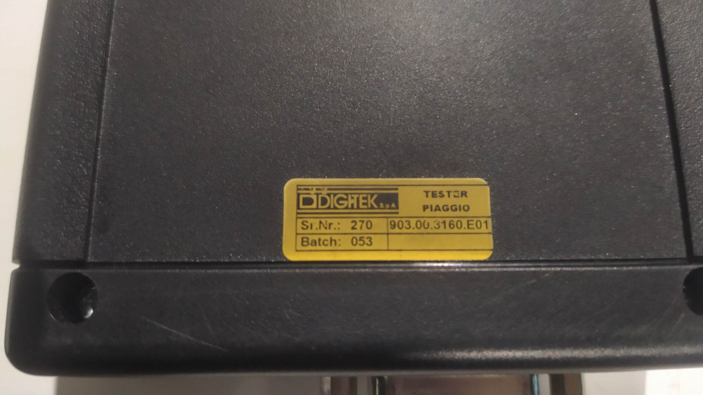 kit tester usato originale vari modelli piaggio completo di cavi e valigetta