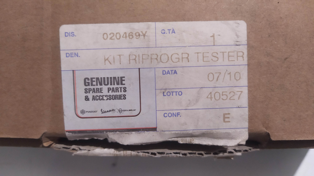 kit programmazione usato tester piaggio completo di cavo