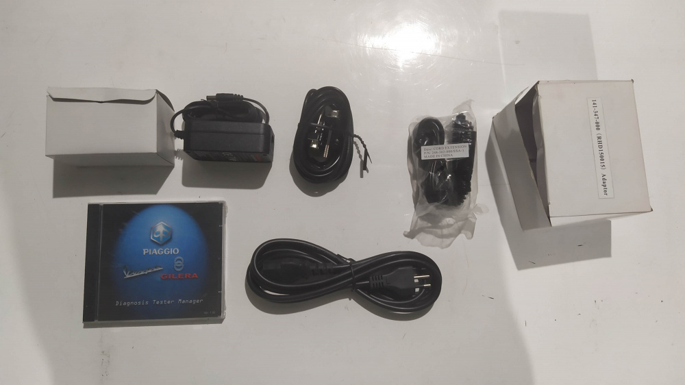 kit programmazione usato tester piaggio completo di cavo