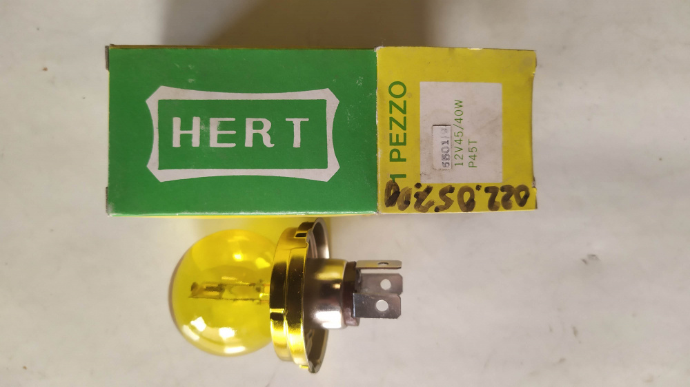 lampadina hert 12v 45/40w p45t