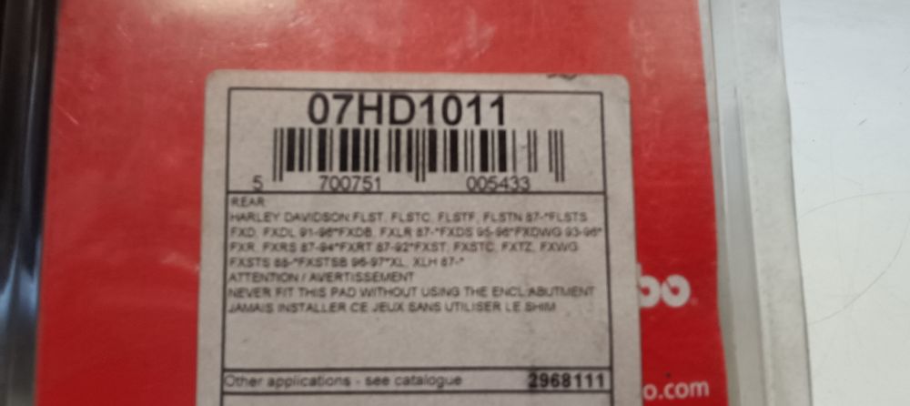 pasticche freno brembo harley davidson xlh - flstc - fxdb - fxdc - fxdl - fxlr - fxr &ndash; fxrs - fxrt