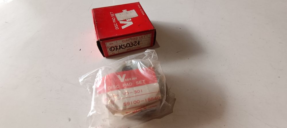 coppia pasticche freno vesrah 59100-18840 / vd-301 kawasaki z200 ´77 – ´83