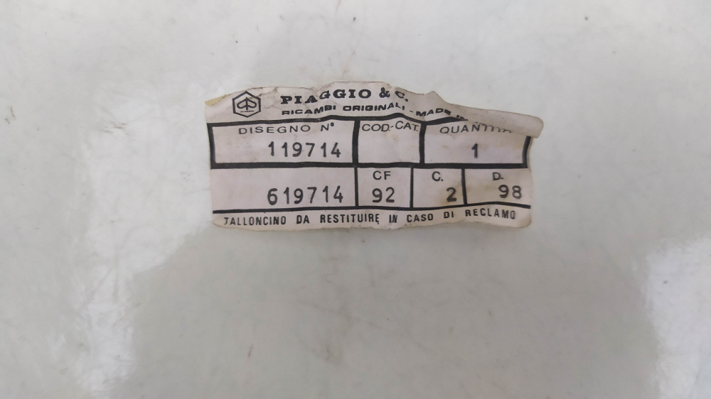 trasmissione contakm completo originale piaggio ape 550
