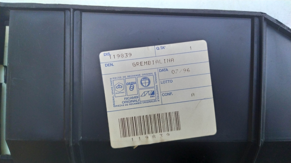 grembialina paramotore sx piaggio ape 50 tm