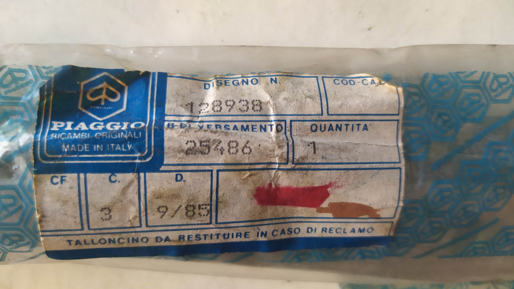 leva comando retromarcia ape car p2 - p3