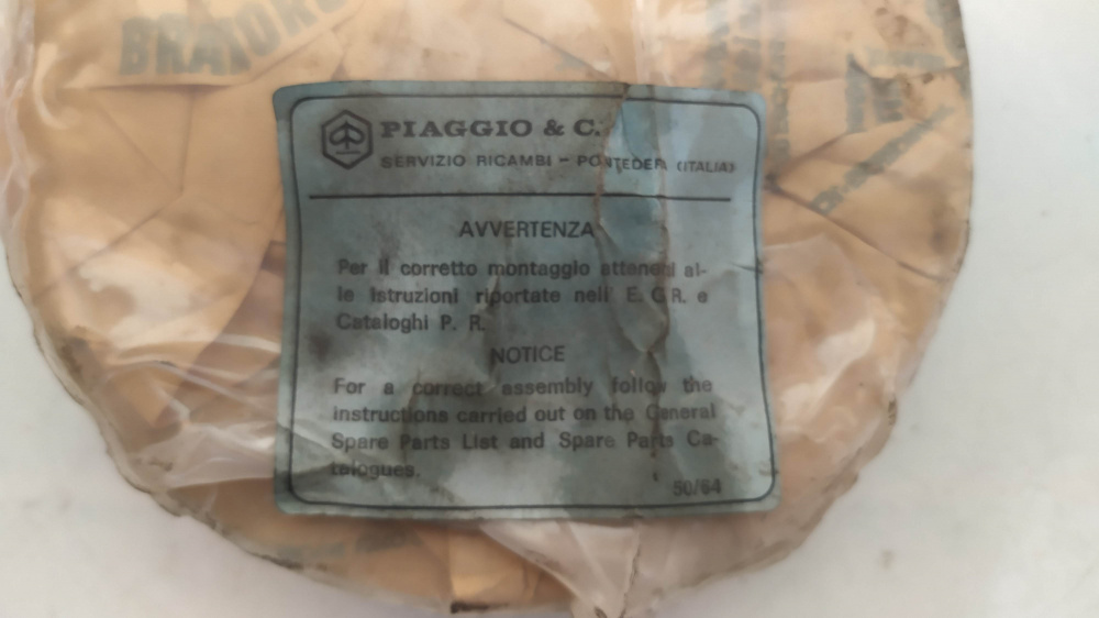 disco conduttore originale piaggio ape 501 - 601