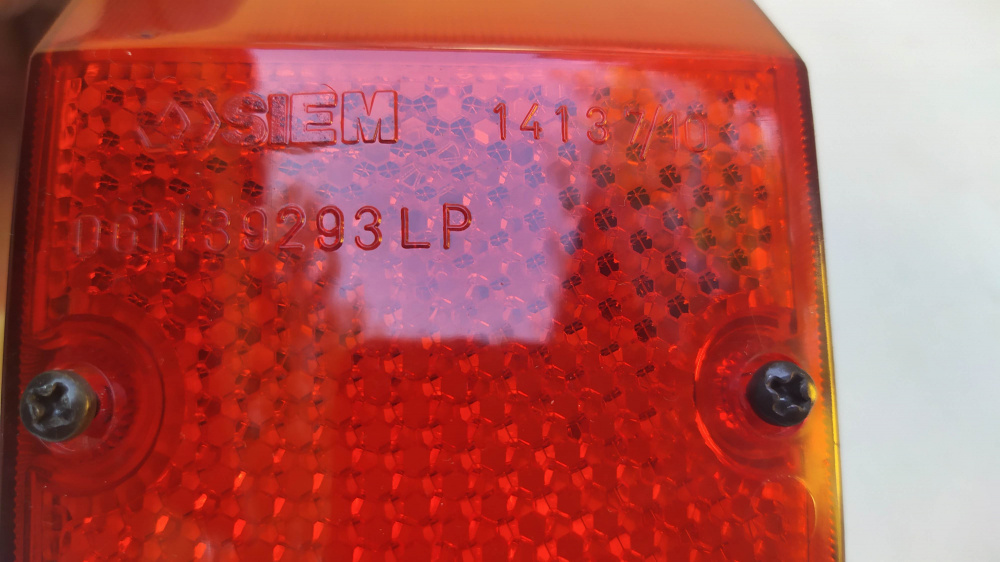 fanale posteriore piaggio vespa pk 50 prima serie originale siem 14137