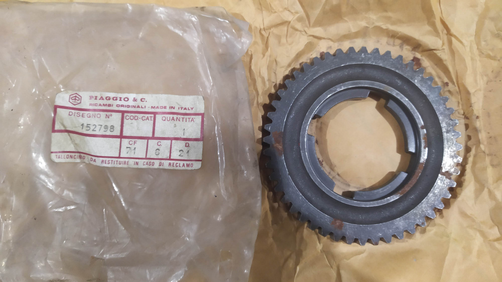 ingranaggio 3 marcia originale piaggio vespa px 48 denti