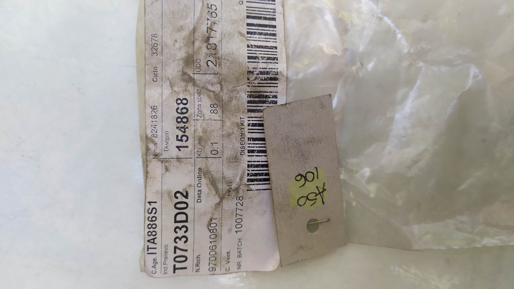kit revisione pompa freno piaggio ape 50 - non completo