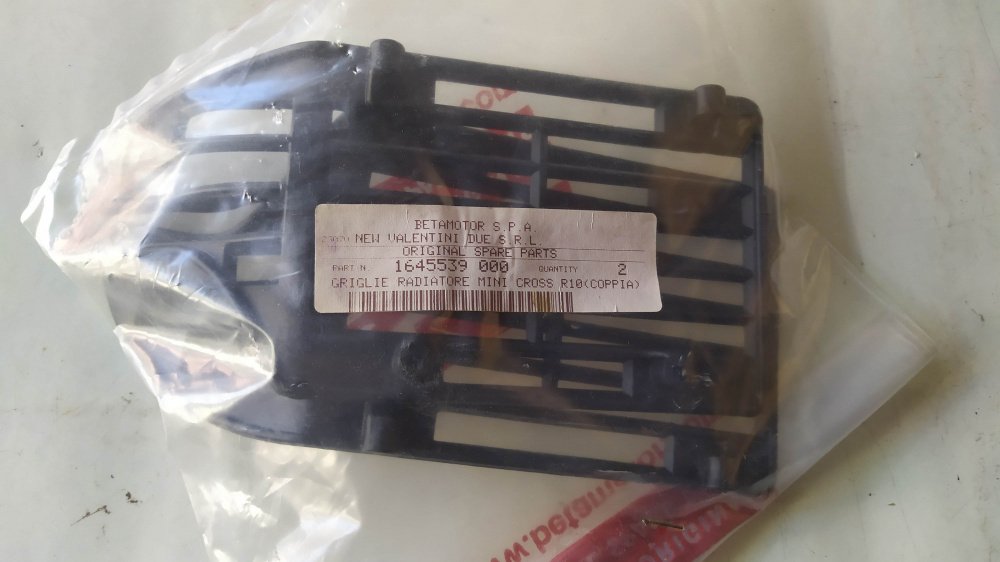 coppia griglie radiatore mini cross beta r10