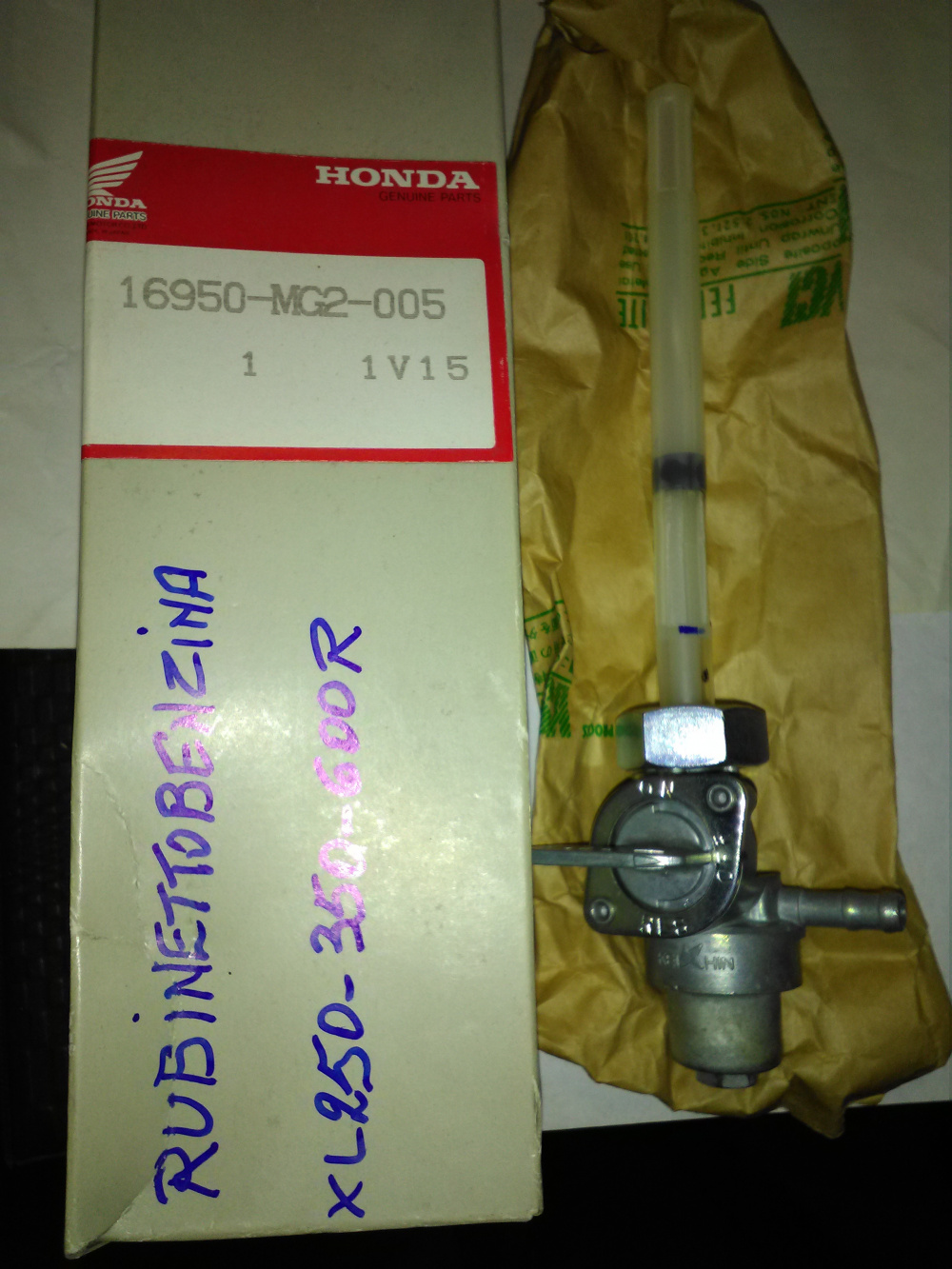 rubinetto benzina honda xl250r - xl350r - xl600r