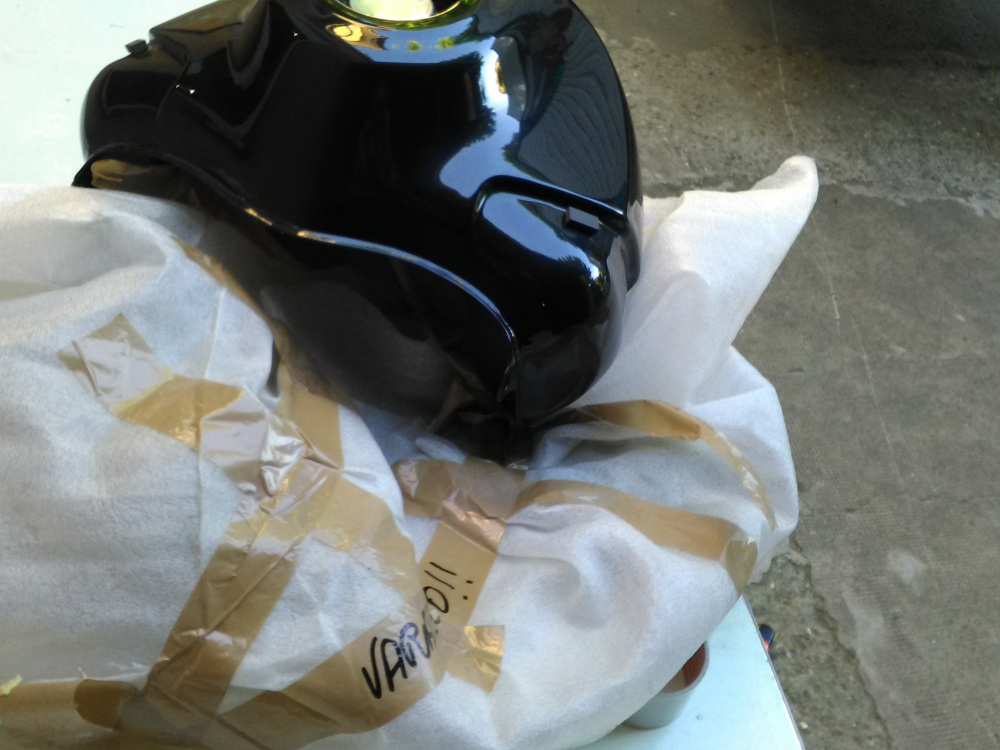 serbatoio come nuovo nero honda xl 650 v transalp ´00