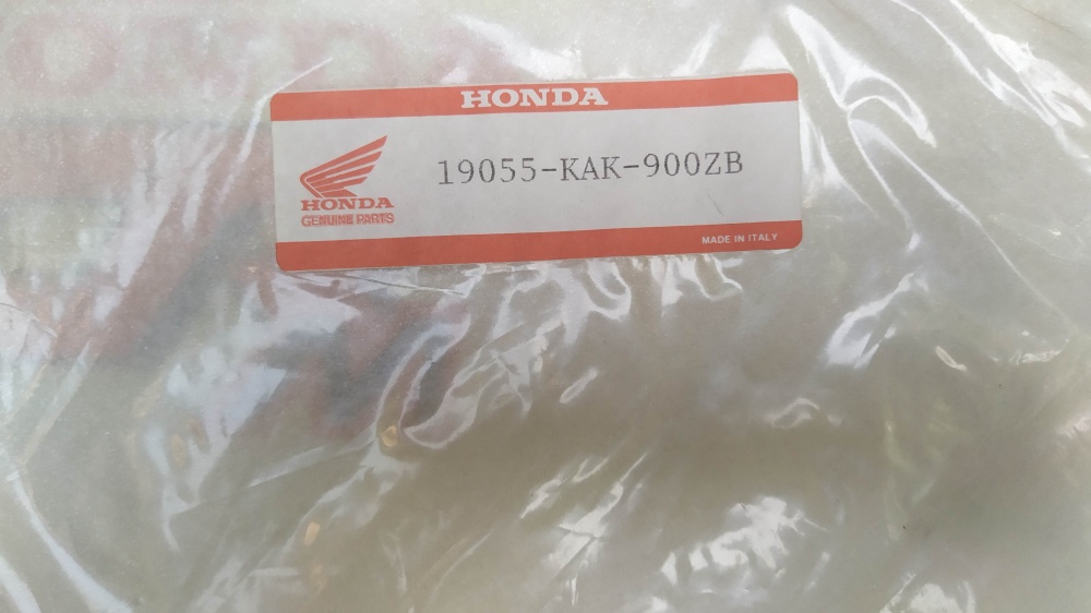 fianchetto anteriore sx bianco/rosso honda crm 125 r ´90 - ´92