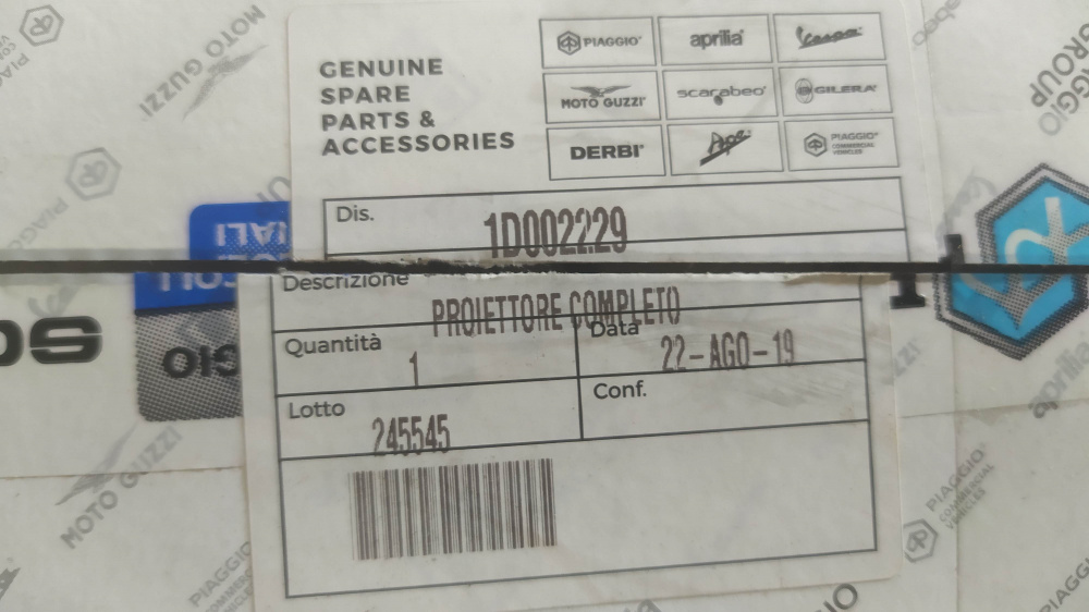 fanale anteriore piaggio liberty iget 50 / 125 / 150