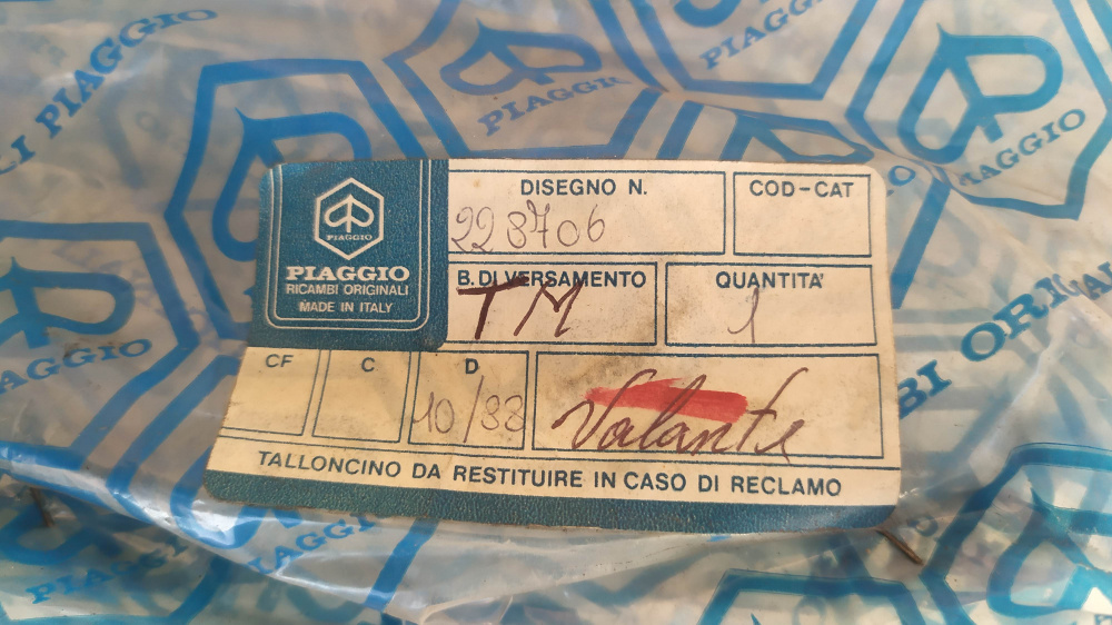 trasmissione gas completa originale piaggio ape 703 diesel volante