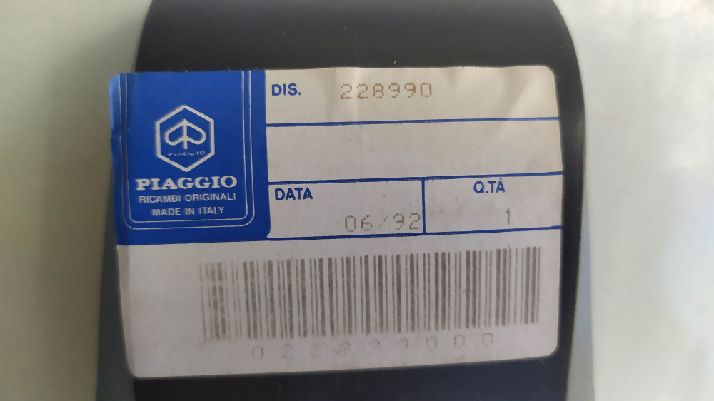 plastica sotto sella originale piaggio si