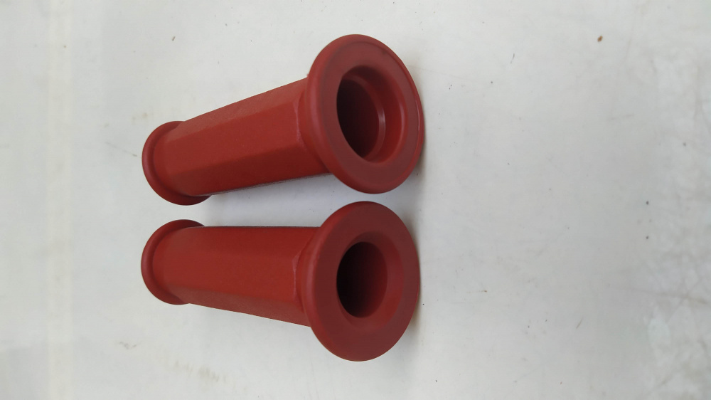 coppia manopole rosse originali piaggio ciao