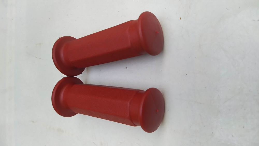 coppia manopole rosse originali piaggio ciao