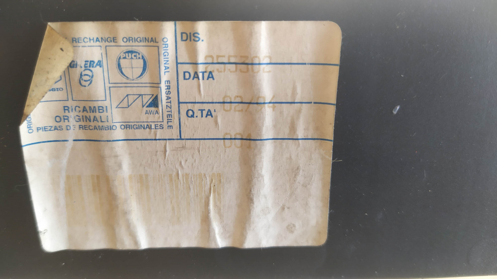pedana poggiapiedi originale piaggio grillo