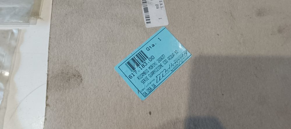 serie guarnizioni motore morini g30 h2o ´92