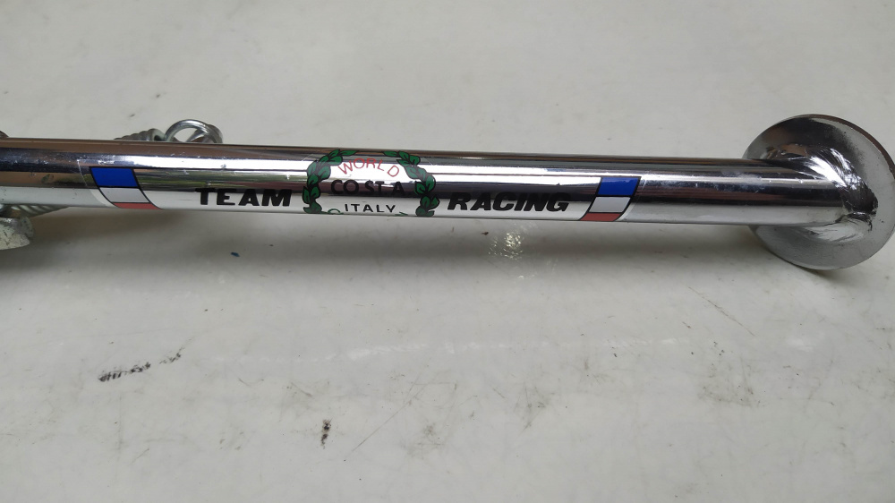 cavalletto laterale costa team racing cromato per piaggio bravo