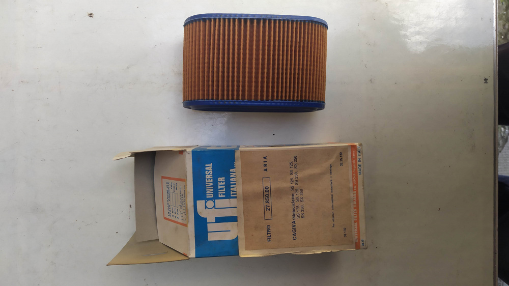 filtro aria ufi cagiva ss125 - sx 125 - ss 175 - sx 175 - ss 250 - sx 250 - ss 350 - sx 350