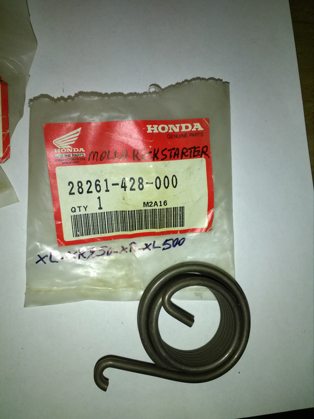 molla kick starter honda xl250 - xr250 - xl500 - xr500