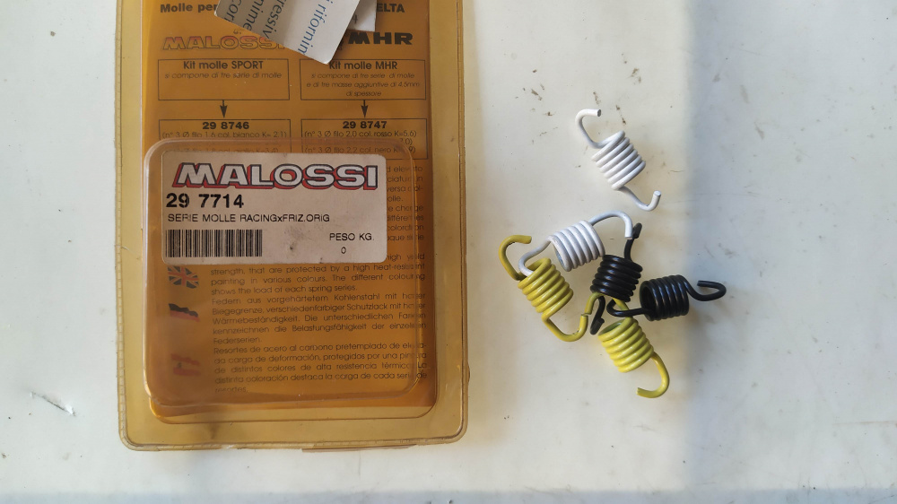 kit 6 molle variatore originale malossi motori minarelli campana 105