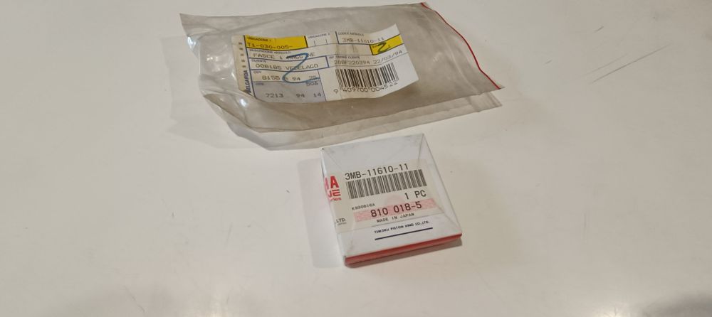 fasce pistone 1 maggiorazione originali yamaha dt 125