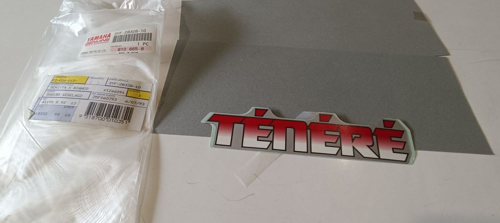 adesivo tenere per yamaha xtz 660 ´91 bianco