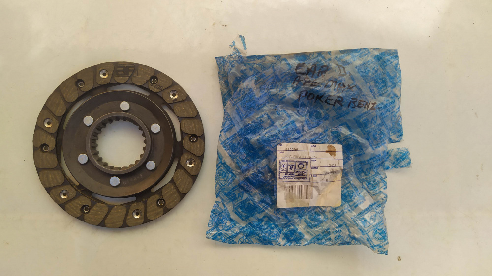 disco frizione originale piaggio ape car - max - poker