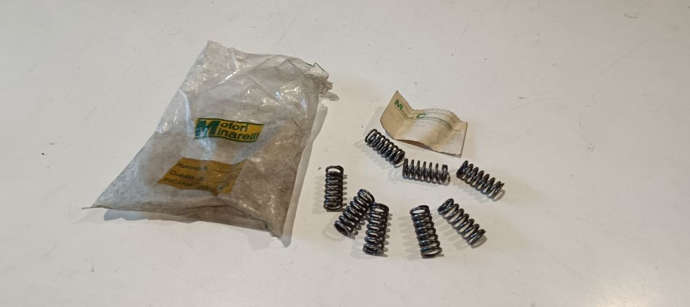 8 molle frizione nuove originali minarelli 125 cc