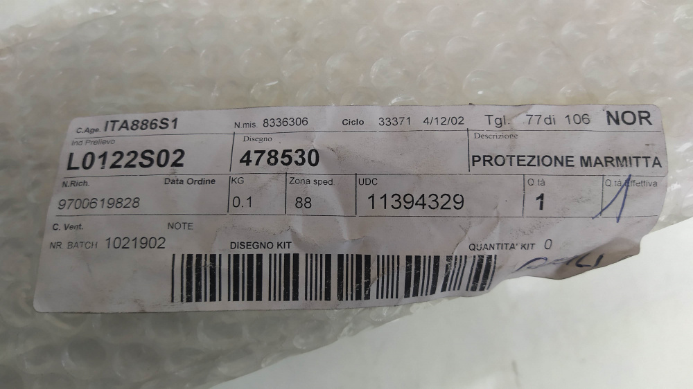 protezione marmitta originale piaggio zip fast rider