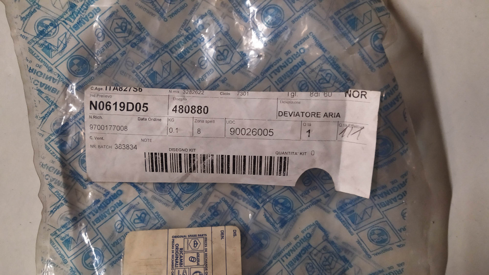 deviatore aria frizione piaggio nrg mc2 - gilera runner ´98