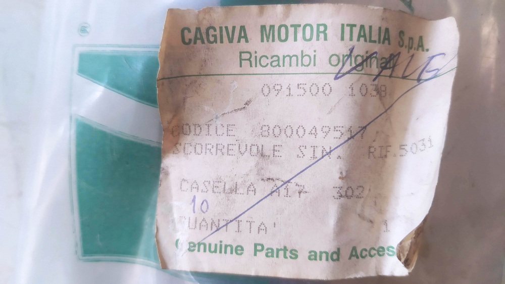 fodero forcella sx cagiva aletta oro s1 e s2