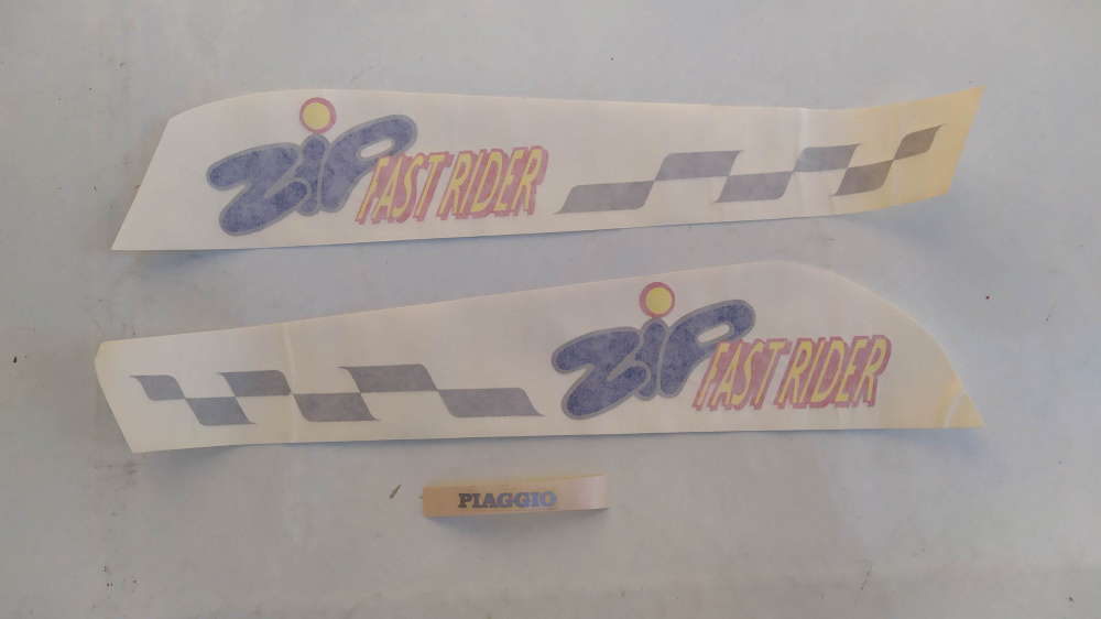 kit adesivi piaggio zip fast rider incompleto