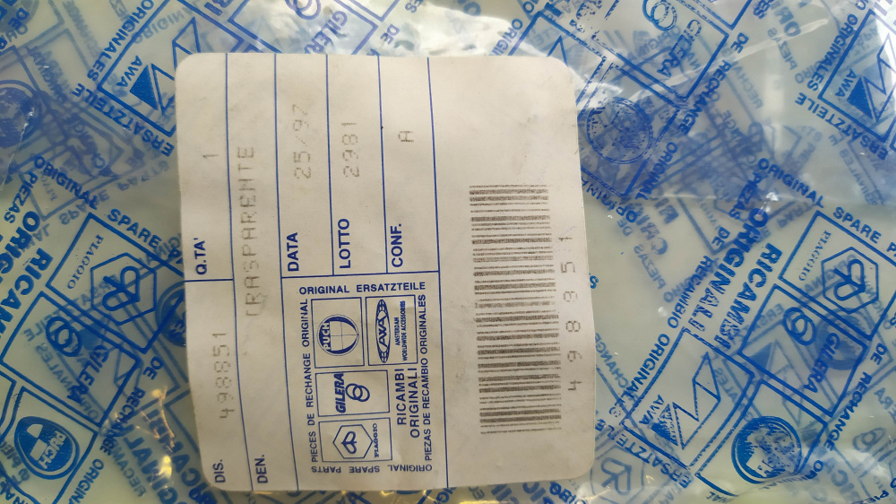 lente freccia anteriore dx piaggio zip prima serie