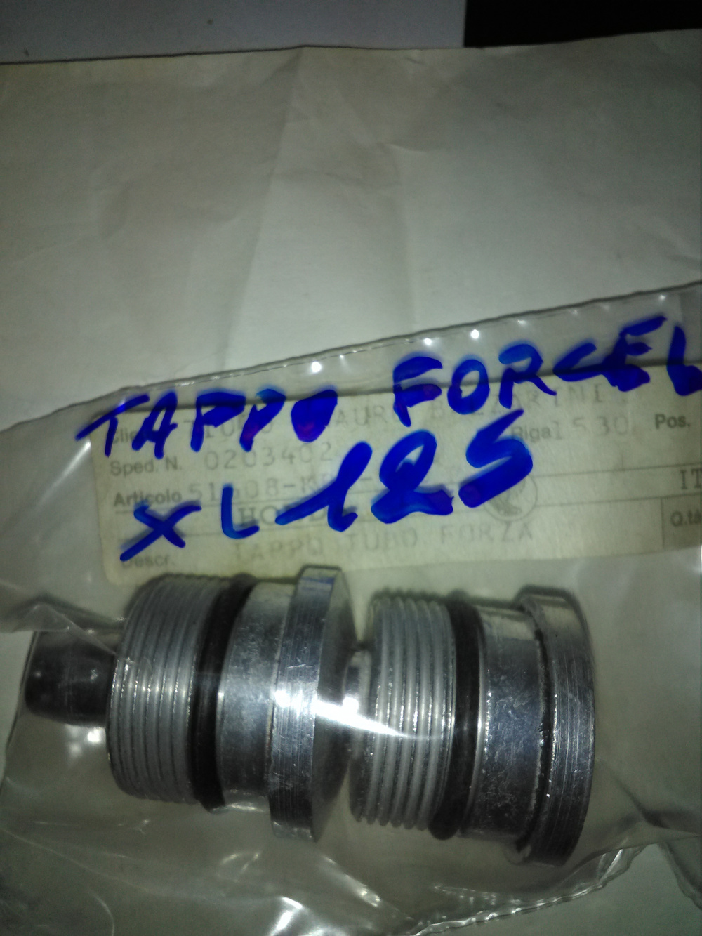 tappo superiore forcella xl125