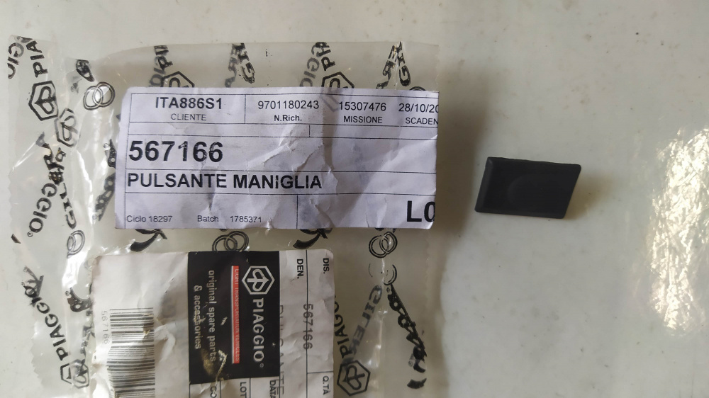 copertura maniglia porta piaggio ape 50