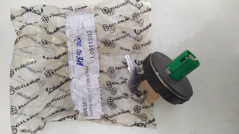 tappo serbatoio con chiave originale piaggio ape 50 mix