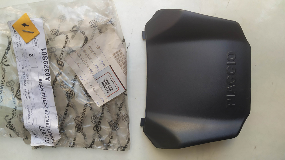 copertura superiore portapacchi piaggio nrg mc3 - purejet