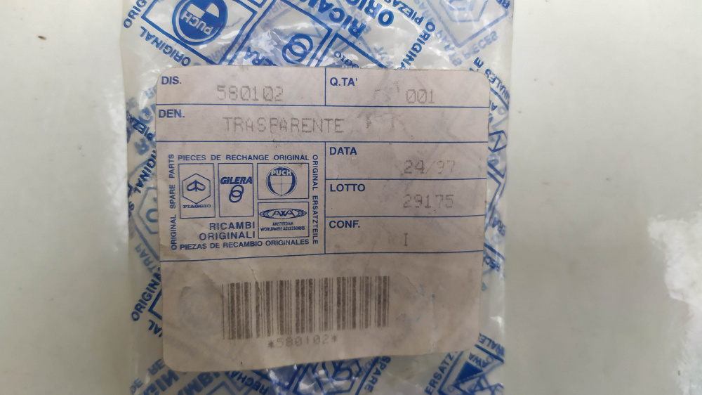 lente freccia posteriore sx piaggio liberty 50/125/150 i serie triom 210616