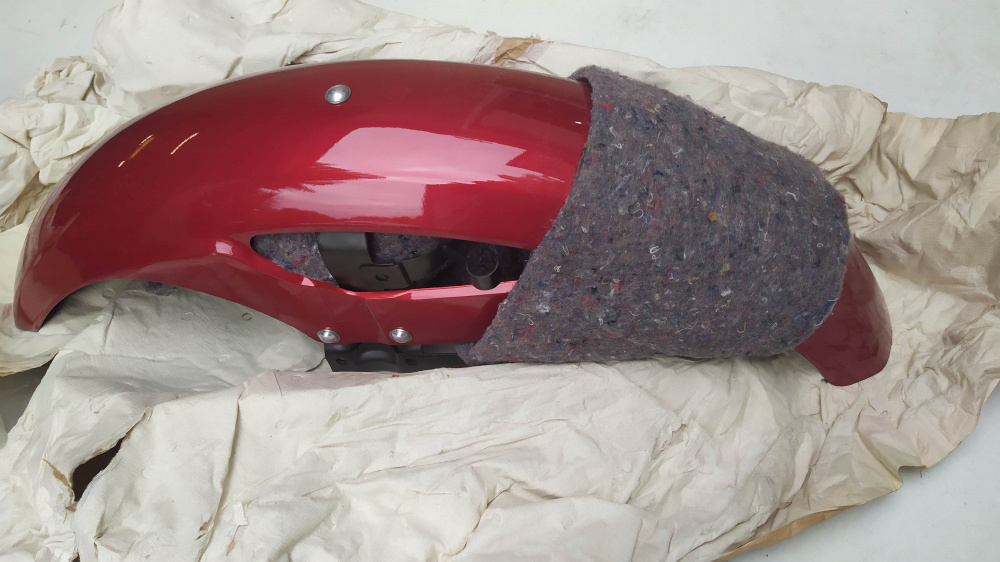 parafango anteriore rosso honda cb 400 n ´82 - ´83