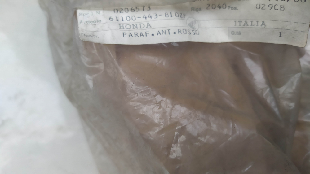 parafango anteriore rosso honda cb 400 n ´82 - ´83