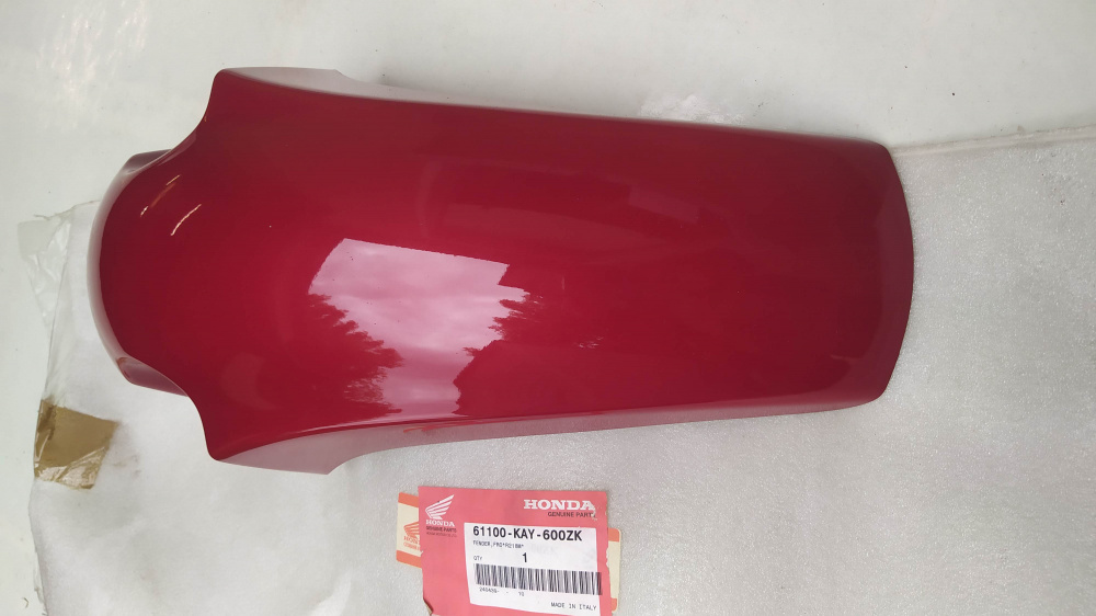 parafango anteriore rosso honda nx transcity 125 ´97 - ´98