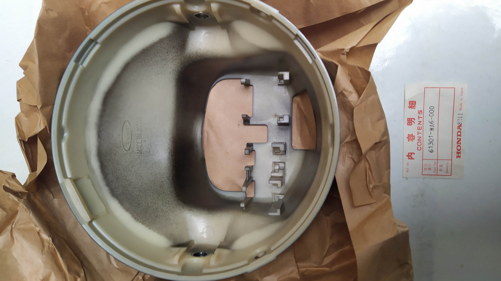 corpo faro nero honda cbx400f
