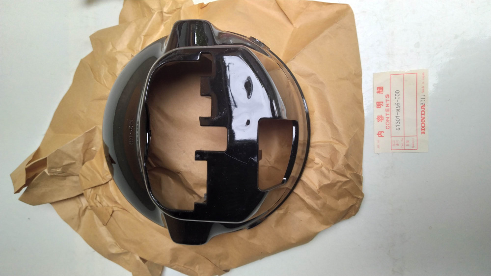 corpo faro nero honda cbx400f