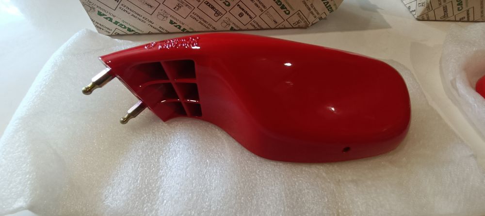 coppia specchietti nuovi originali rossi cagiva mito racing