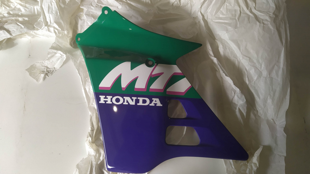 carena anteriore sx verde/viola honda mtx 125