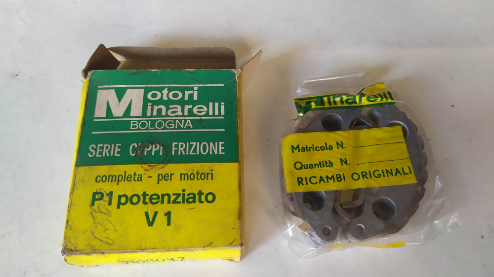 serie ceppi frizione minarelli per motori p1 potenziato v1